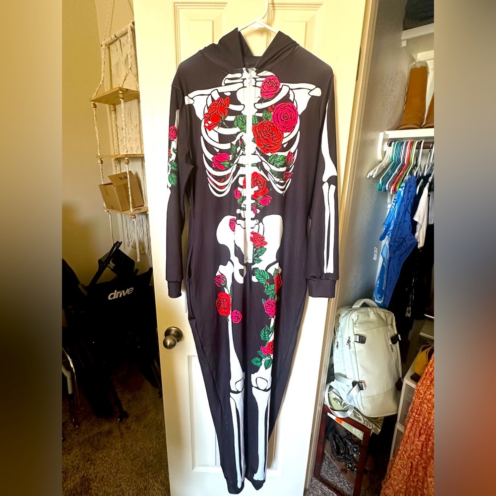 Skeleton Rose Onsie